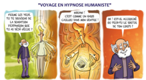 Lire la suite à propos de l’article Les avantages de l’Hypnose Humaniste, extrait de la Bande dessinée « Voyage en Hypnose Humaniste »